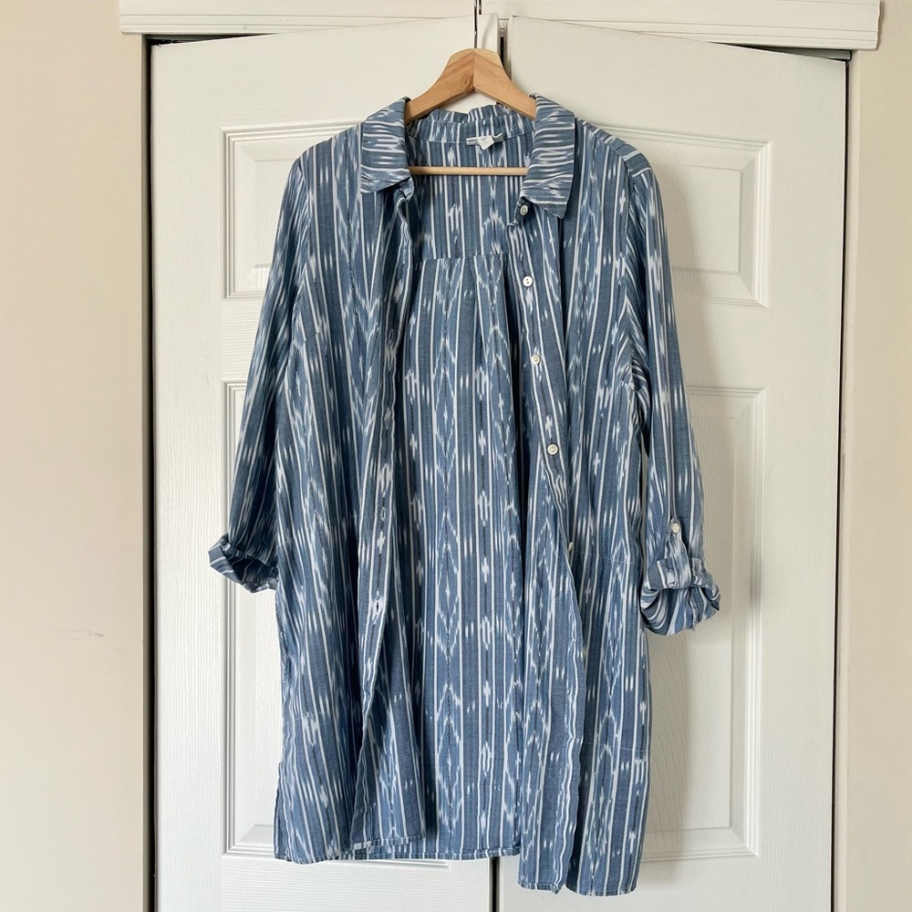 J Jill Tunic Shirt Dress